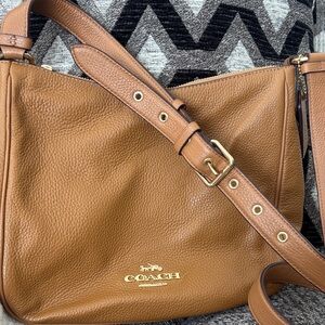 Coach Brown Leather Shoulder Bag